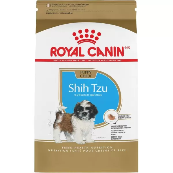 Royal Canin Breed Health Nutrition Shih Tzu Puppy Dry Dog Food 25 lb