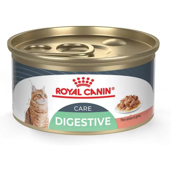 Royal Canin Digestive Care Thin Slices in Gravy Wet Cat Food 3 Ounce Pack of 6  Package May Vary3 Ounce Pack of 24