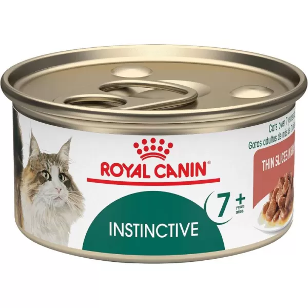 Royal Canin Feline Health Nutrition Instinctive 7 Thin Slices in Gravy Canned Cat Food 3 oz can 24countChicken