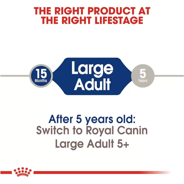 Royal Canin Large Adult 5 Dry Dog Food for Older Dogs 30 lb bag35 Pound Pack of 1