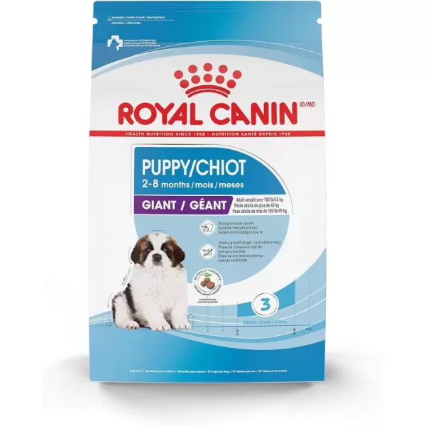 Royal Canin Size Health Nutrition Giant Puppy Dry Dog Food extralarge Breed Puppy Food Supports Brain Development Immune System and Digestive Health 30 lb Bag