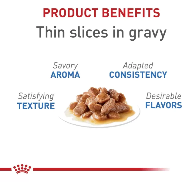 Royal Canin Feline Weight Care Thin Slices in Gravy Canned Adult Wet Cat Food 3 oz can 6pack1 Count Pack of 24
