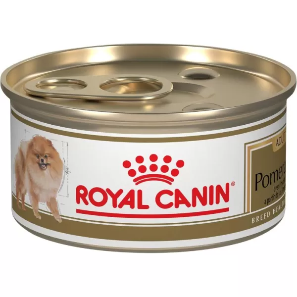 Royal Canin Breed Health Nutrition Pomeranian Adult Loaf in Sauce Canned Dog Food 3 oz can 24countLoaf in Sauce