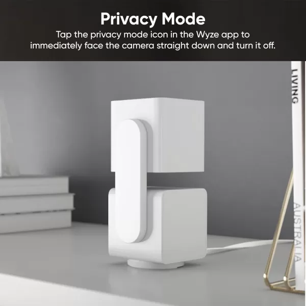 WYZE Cam Pan v3 IndoorOutdoor IP65Rated 1080p PanTiltZoom WiFi Smart Home Security Camera with Motion Tracking for Baby ampamp Pet Color Night Vision 2Way Audio Works with Alexa ampamp Google AssistantWhite