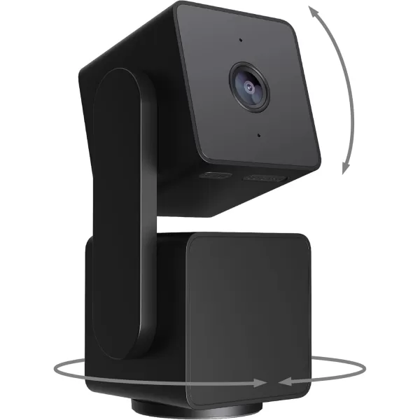 WYZE Cam Pan v3 IndoorOutdoor IP65Rated 1080p PanTiltZoom WiFi Smart Home Security Camera with Motion Tracking for Baby ampamp Pet Color Night Vision 2Way Audio Works with Alexa ampamp Google AssistantBlack