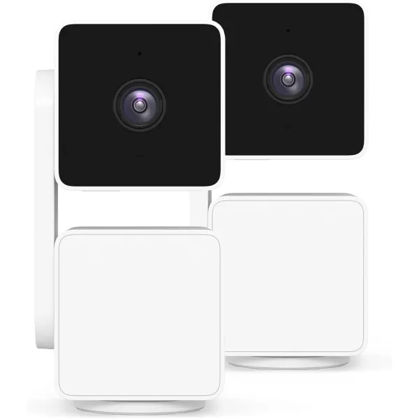 WYZE Cam Pan v3 IndoorOutdoor IP65Rated 1080p PanTiltZoom WiFi Smart Home Security Camera with Motion Tracking for Baby ampamp Pet Color Night Vision 2Way Audio Works with Alexa ampamp Google AssistantWhite