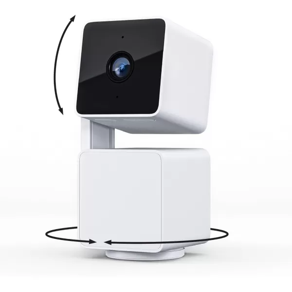 WYZE Cam Pan v3 IndoorOutdoor IP65Rated 1080p PanTiltZoom WiFi Smart Home Security Camera with Motion Tracking for Baby ampamp Pet Color Night Vision 2Way Audio Works with Alexa ampamp Google AssistantWhite