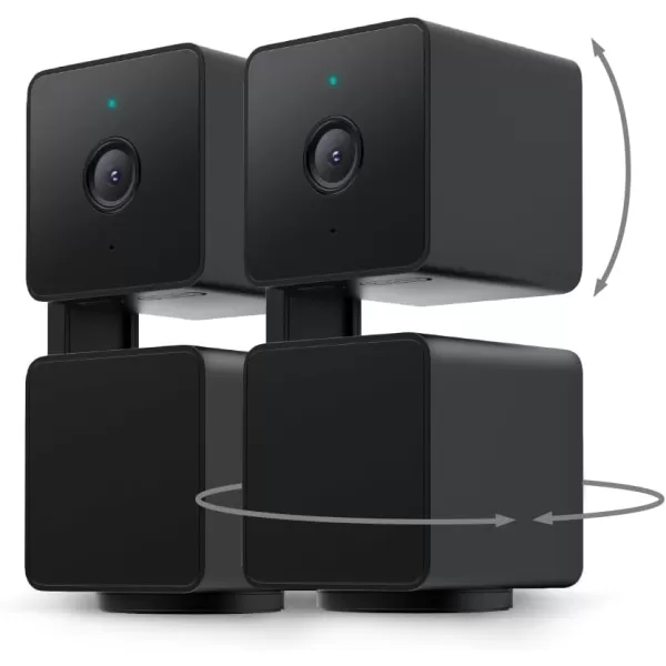 WYZE Cam Pan v3 IndoorOutdoor IP65Rated 1080p PanTiltZoom WiFi Smart Home Security Camera with Motion Tracking for Baby ampamp Pet Color Night Vision 2Way Audio Works with Alexa ampamp Google AssistantBlack
