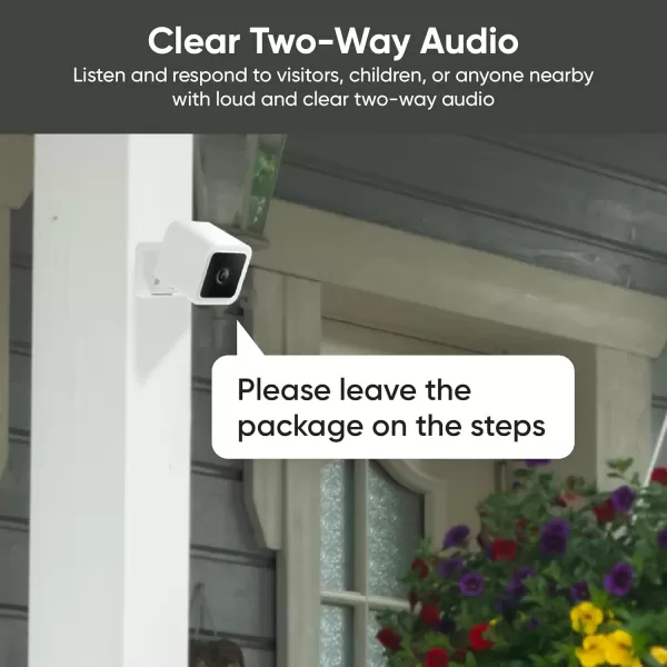 WYZE Cam v3 with Color Night Vision Wired 1080p HD IndoorOutdoor Video Camera 2Way Audio Works with Alexa Google Assistant and IFTTTWhite