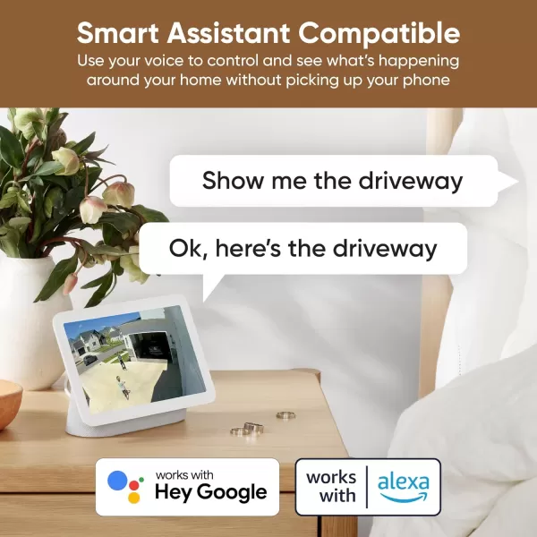 WYZE Cam v3 with Color Night Vision Wired 1080p HD IndoorOutdoor Video Camera 2Way Audio Works with Alexa Google Assistant and IFTTTWhite