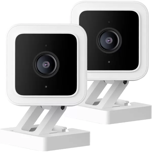 WYZE Cam v3 with Color Night Vision Wired 1080p HD IndoorOutdoor Video Camera 2Way Audio Works with Alexa Google Assistant and IFTTTWhite