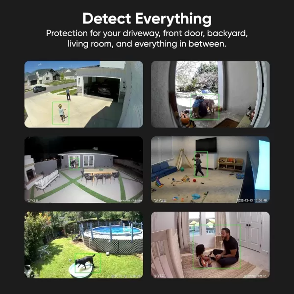 WYZE Cam v3 with Color Night Vision Wired 1080p HD IndoorOutdoor Video Camera 2Way Audio Works with Alexa Google Assistant and IFTTTWhite