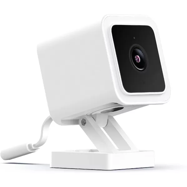 WYZE Cam v3 with Color Night Vision Wired 1080p HD IndoorOutdoor Video Camera 2Way Audio Works with Alexa Google Assistant and IFTTTWhite