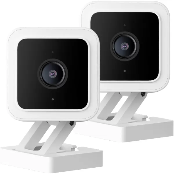 WYZE Cam v3 with Color Night Vision Wired 1080p HD IndoorOutdoor Video Camera 2Way Audio Works with Alexa Google Assistant and IFTTTWhite