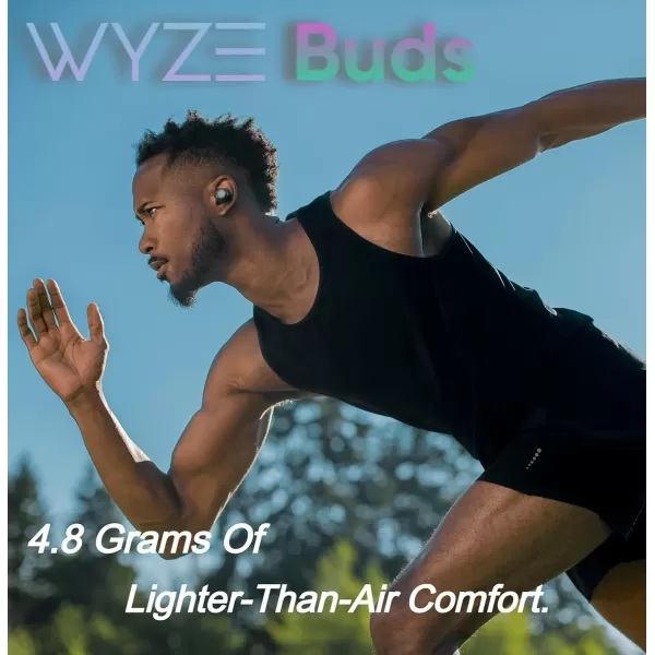 WYZE Wireless Earbuds 50 Bluetooth Headphones with IPX5 Sweat Resistance 30 dB Noise Reduction4 VoiceIsolating Mics Alexa Builtin True Wireless EarbudsCharging Case WorkoutSports