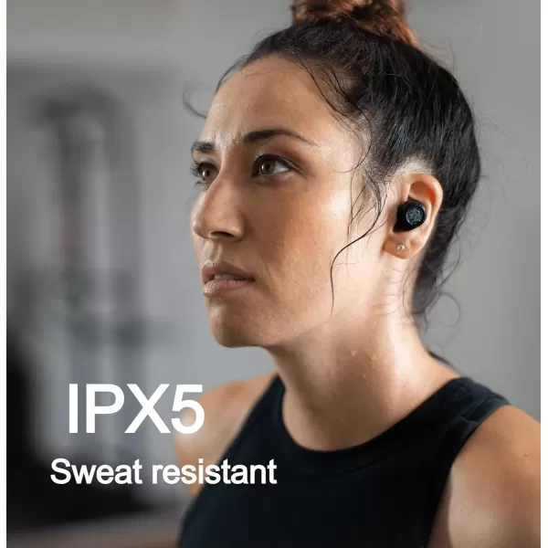 WYZE Wireless Earbuds 50 Bluetooth Headphones with IPX5 Sweat Resistance 30 dB Noise Reduction4 VoiceIsolating Mics Alexa Builtin True Wireless EarbudsCharging Case WorkoutSports