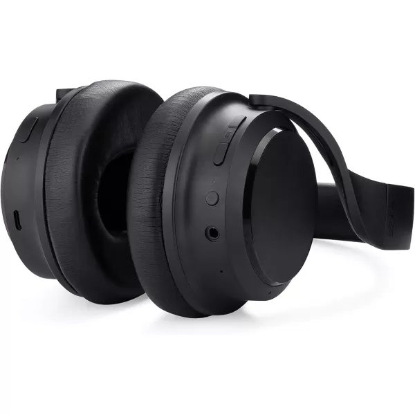 Wyze Bluetooth 50 Headphones Over The Ear Headphones with Active Noise Cancellation HighFidelity Sound Transparency Mode Alexa Builtin Black