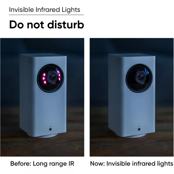 Wyze Cam Pan v2 1080p PanTiltZoom WiFi Indoor Smart Home Camera with Color Night Vision 2Way Audio Compatible with Alexa ampamp The Google Assistant White