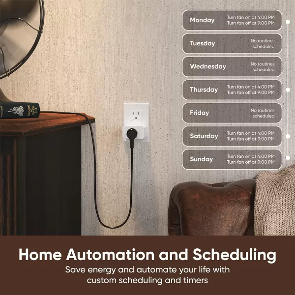 Wyze Plug 24GHz WiFi Smart Plug Works with Alexa Google Assistant IFTTT No Hub Required OnePack White  A Certified for Humans DeviceIndoor Smart Plug 2Pack