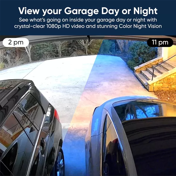 Wyze Smart Garage Door Opener wbuiltin HD Video Remotely Control Garage Door 1080p HD Video wColor Night Vision TwoWay Audio