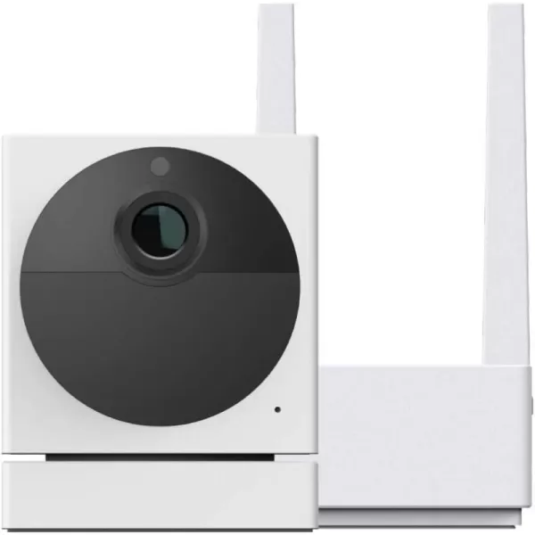 Wyze Cam Outdoor Starter Bundle Base Station and 1 Cam 1080p HD IndoorOutdoor WireFree Smart Home Camera with Night Vision 2Way Audio Works with Alexa ampamp Google Assistant White with Camo Skin1 Camera Kit  CAM Plus