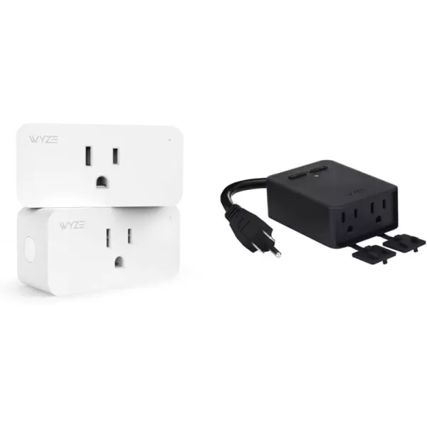 Wyze Plug 24GHz WiFi Smart Plug Works with Alexa Google Assistant IFTTT No Hub Required OnePack White  A Certified for Humans DeviceIndoor Smart Plug 2Pack  Plug Outdoor
