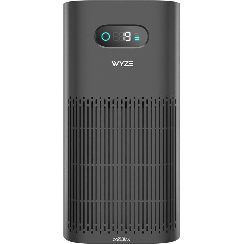 Wyze Air Purifier with Formaldehyde Filter Premium for Home 21db Quiet HEPA 13 Elimination of common pollutants Remove formaldehyde Odors Smoke Pollen Dust Smart WiFi Alexa Google BlackStandard