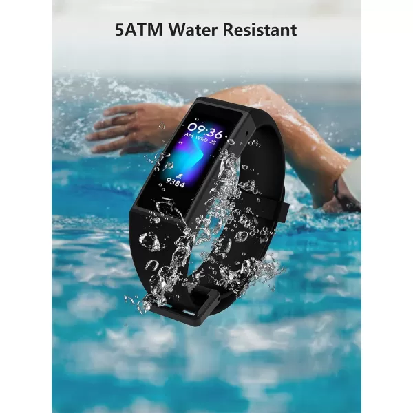 WYZE Band Fitness Tracker with Alexa Builtin Activity Tracker Watch with Heart Rate Monitor Smart Fitness Band with Step Counter Calorie Counter Pedometer Water Resistant Black