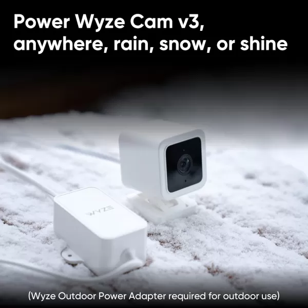 WYZE Outdoor Wired Power Adapter Cam v3 Sold Separately