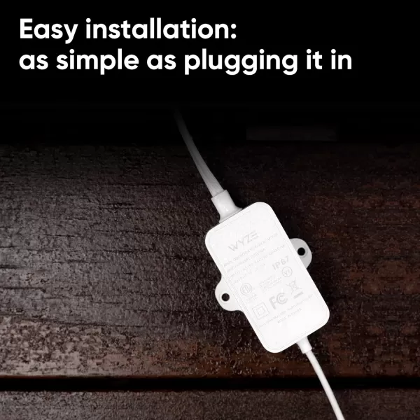 WYZE Outdoor Wired Power Adapter Cam v3 Sold Separately