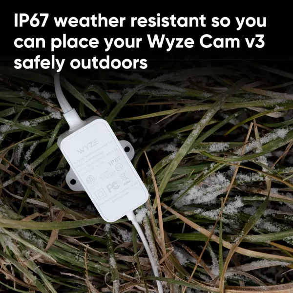 WYZE Outdoor Wired Power Adapter Cam v3 Sold Separately