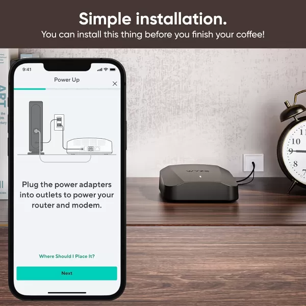 Wyze AXE5400 TriBand WiFi 6E Mesh Router Pro Covers up to 2000 Sq Ft Replaces Legacy Routers for Whole Home Coverage Supports Wired Backhaul 1x1 Gbps ampamp 2x1 Gbps Ports  1 PackWiFi 6E