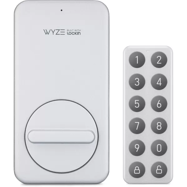 Wyze Lock Keypad for Wyze Lock  A Completely Wireless Bluetooth keypad That Allows You to Create Share and use Unique Codes to Unlock Your Wyze Lock  Wyze Lock Sold Separately SilverWireless Keypad
