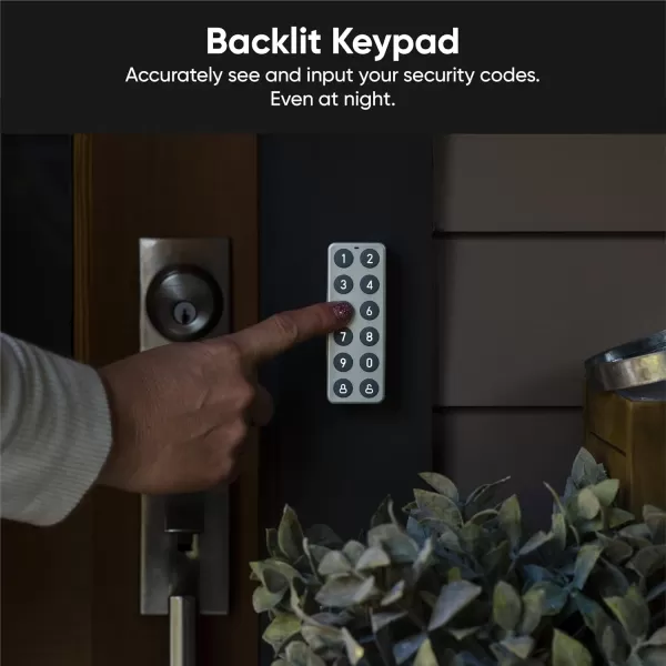 Wyze Lock WiFi ampamp Bluetooth Enabled Smart Door Lock Wireless ampamp Keyless Door Entry Compatible with Amazon Alexa Fits on Most Deadbolts Includes Wyze Gateway and Wyze Keypad