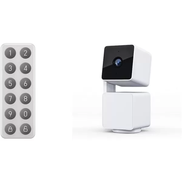 Wyze Lock Keypad for Wyze Lock  A Completely Wireless Bluetooth keypad That Allows You to Create Share and use Unique Codes to Unlock Your Wyze Lock  Wyze Lock Sold Separately SilverWireless Keypad  Security Camera  WYZECPAN3