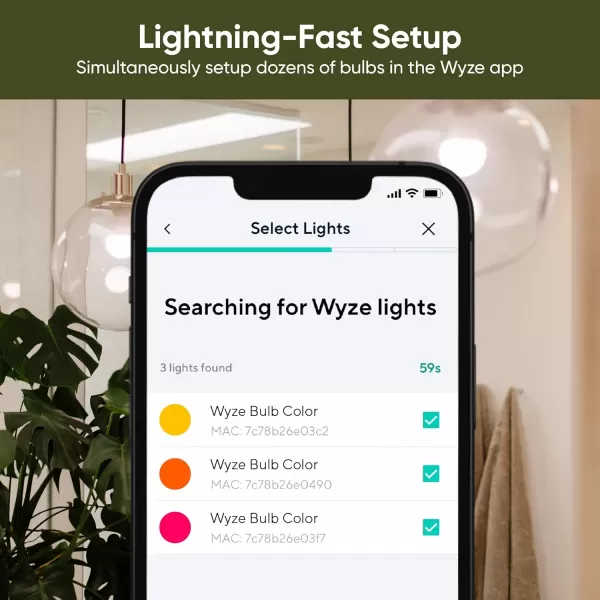 Wyze Bulb Color 1100 Lumen WiFi RGB and Tunable White A19 Smart Bulb Works with Alexa and Google Assistant TwoPack1 Count Pack of 2