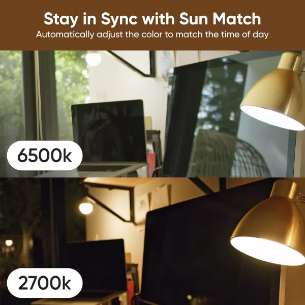 Wyze Bulb Color 1100 Lumen WiFi RGB and Tunable White A19 Smart Bulb Works with Alexa and Google Assistant TwoPack1 Count Pack of 2