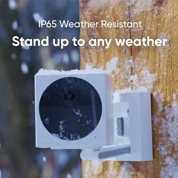 Wyze Cam Outdoor Starter Bundle Base Station and 1 Cam 1080p HD IndoorOutdoor WireFree Smart Home Camera with Night Vision 2Way Audio Works with Alexa ampamp Google Assistant White with Camo Skin1 Camera Kit  CAM Plus