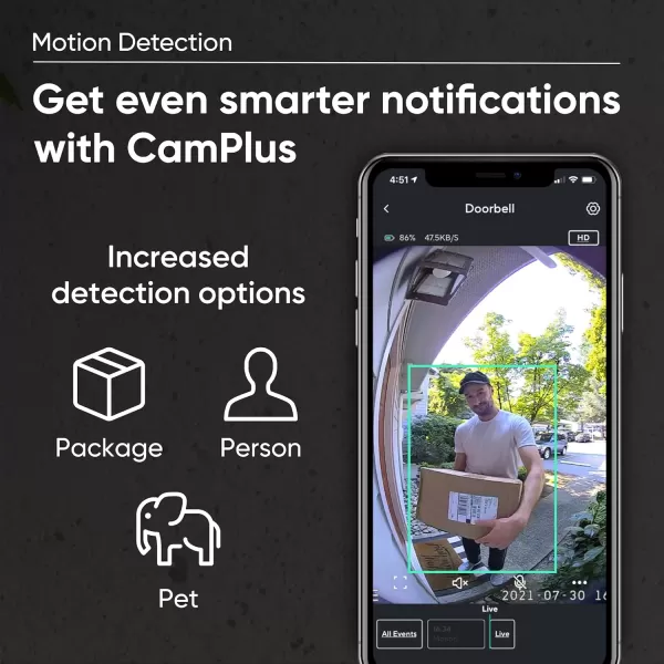 Wyze Wireless Video Doorbell Pro Chime Included 1440 HD Video 11 Aspect Ratio 11 HeadtoToe View 2Way Audio Night VisionWhite