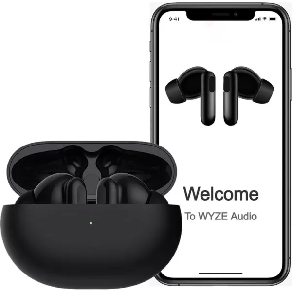 WYZE Earbuds Pro 40 dB Active Noise Cancelling Wireless Earbuds 6 VoiceIsolating Mics ANC Bluetooth Headphones Bluetooth 50 Wireless Charging Alexa Builtin True Wireless EarbudsBuds Pro