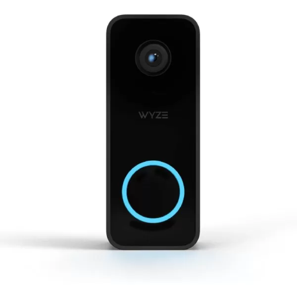 Wyze Wireless Video Doorbell Pro Chime Included 1440 HD Video 11 Aspect Ratio 11 HeadtoToe View 2Way Audio Night VisionBlack