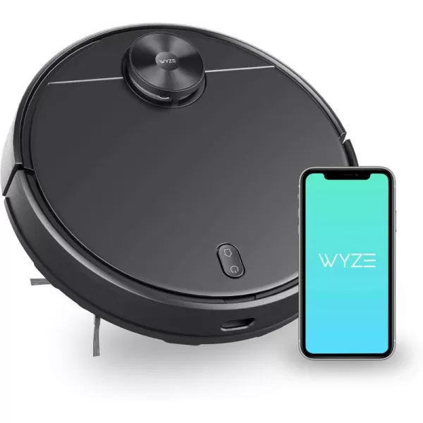 WYZE Robot Vacuum with LIDAR Mapping Technology 2100Pa Suction Nogo Zone WiFi Connected SelfCharging Ideal for Pet Hair Hard Floors and Carpets