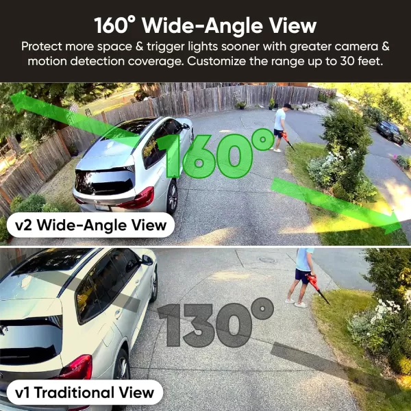imageWYZE Floodlight Camera v2 with Plugin Mount 2K HD Outdoor Security Camera Color Night Vision Motion Activated Electrical Box with 20ft WeatherResistant Power Cable Easy Installation BlackFloodlight v2 black with Plugin Mount