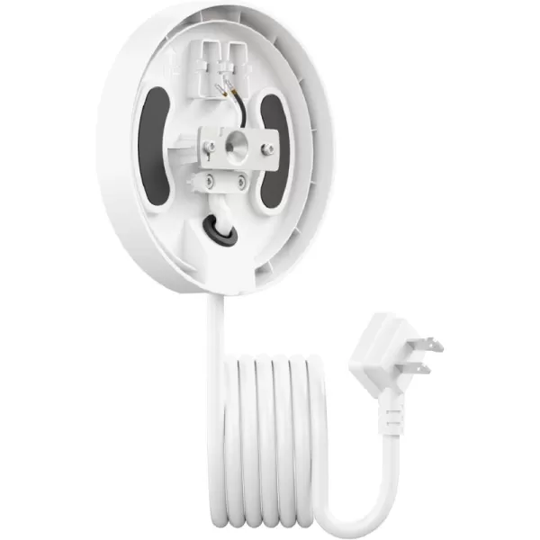 imageWyze Floodlight Cam Plugin Mount for Wyze Floodlight Cameras v1v2Pro Electrical Box with 20ft WeatherResistant Outdoor Power Cable Easy Installation BlackWhite