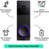 imageWYZE Wireless Duo Cam Video Doorbell Chime Included Battery Powered 2K Full HD Video 2 Cameras People and Package 2Way Audio Color Night Vision SilverNew VersionWireless Duo Cam Doorbell Camera