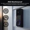 imageWYZE Wireless Duo Cam Video Doorbell Chime Included Battery Powered 2K Full HD Video 2 Cameras People and Package 2Way Audio Color Night Vision SilverNew VersionWireless Duo Cam Doorbell Camera