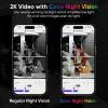 imageWYZE Wireless Duo Cam Video Doorbell Chime Included Battery Powered 2K Full HD Video 2 Cameras People and Package 2Way Audio Color Night Vision SilverNew VersionWireless Duo Cam Doorbell Camera