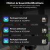 imageWYZE Wireless Duo Cam Video Doorbell Chime Included Battery Powered 2K Full HD Video 2 Cameras People and Package 2Way Audio Color Night Vision SilverNew VersionWireless Duo Cam Doorbell Camera