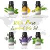 imageASAKUKI 500ml Essential Oil Diffuser Aromatherapy Fragrant Oil Humidifier Vaporizer 7Color Light and AutoOff Safety Switch ReddishBrownMulti Color