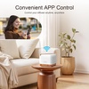 image:imageASAKUKI Essential Oil Diffuser for Home Smart WiFi 700 ml Humidifier Easy Connect with Alexa and Google Home Phone App amp Voice Control Customized Schedule Timers and LED Light  YellowLight Brown